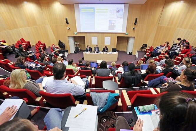 L'auditoire du colloque